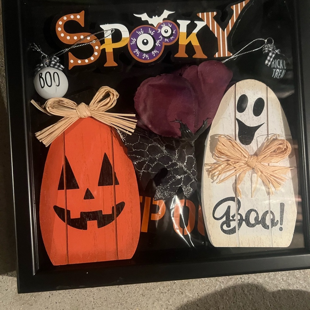 Halloween shadow box